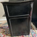 Matteo Grassi black leather armchair