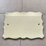 Beveled mirror 50s, 54x39 cm