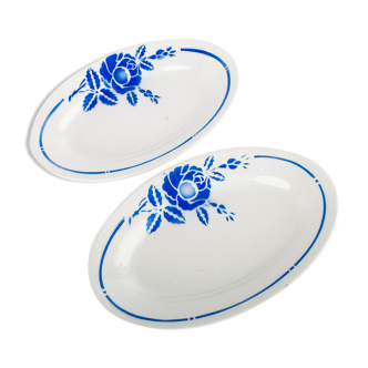 Pair of earthenware bowl Moulins des Loups model sylvain