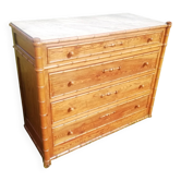 19th century bamboo-style chest of drawers in Pitchpinn