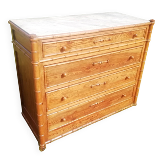 Commode 19ème façon bambou en Pitchpinn