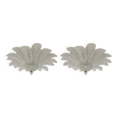 Lustre Spoutnik en verre de Murano- une paire