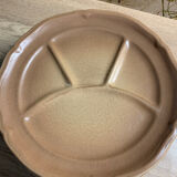 Set of 6 plates with faience earthenware of Saint Amand 24cm