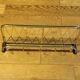 Train luggage rack style coat rack