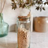 Glass spaghetti jar