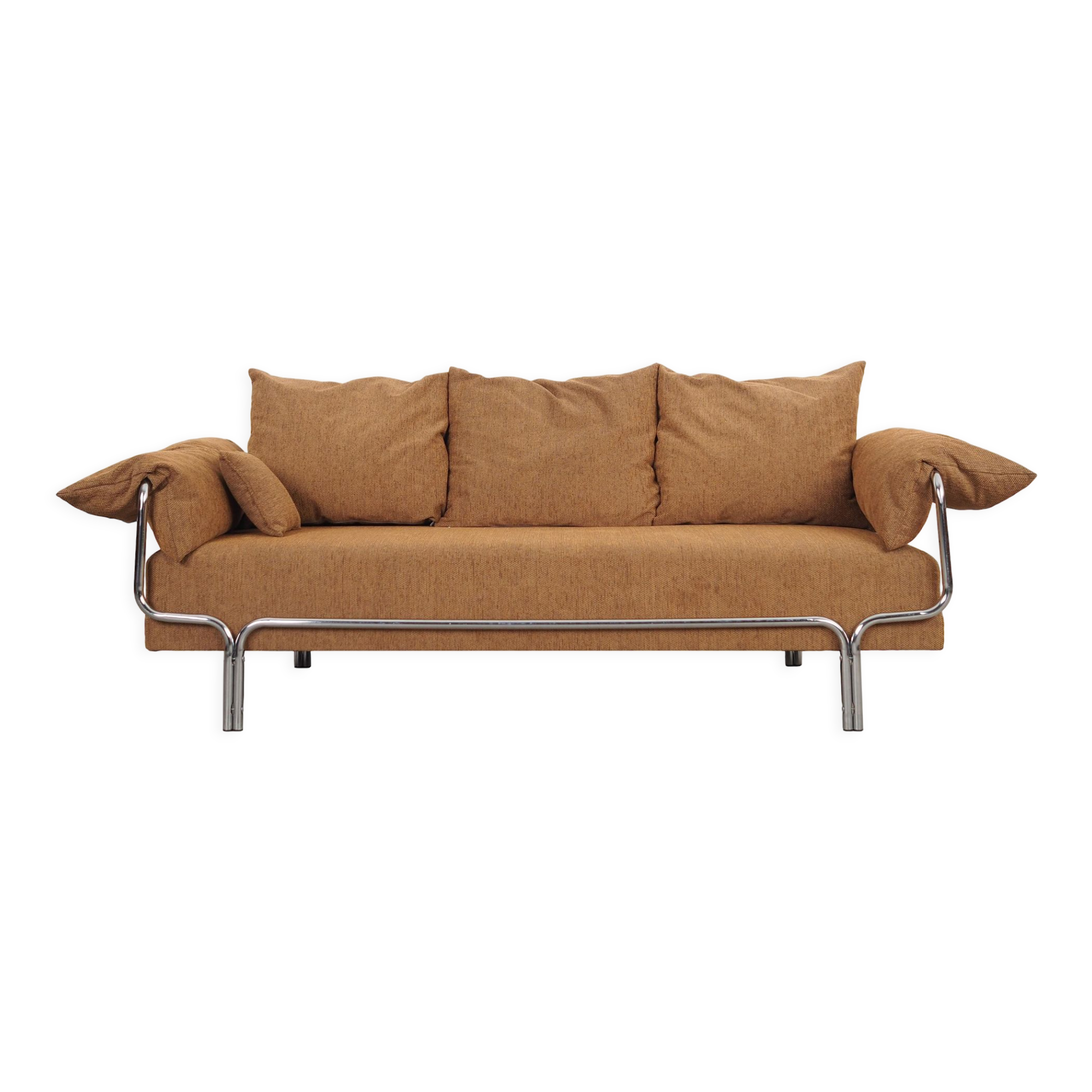 Brown sofa, Danish design, 1970s, production: Denmark