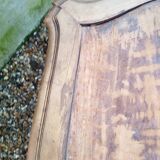 Louis XV style gilded wood coffee table with marble top