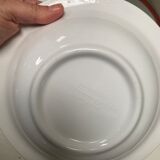 Ensemble de 6 assiettes en porcelaine multicolore