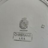 Flat plates Sarreguemines model Christiane