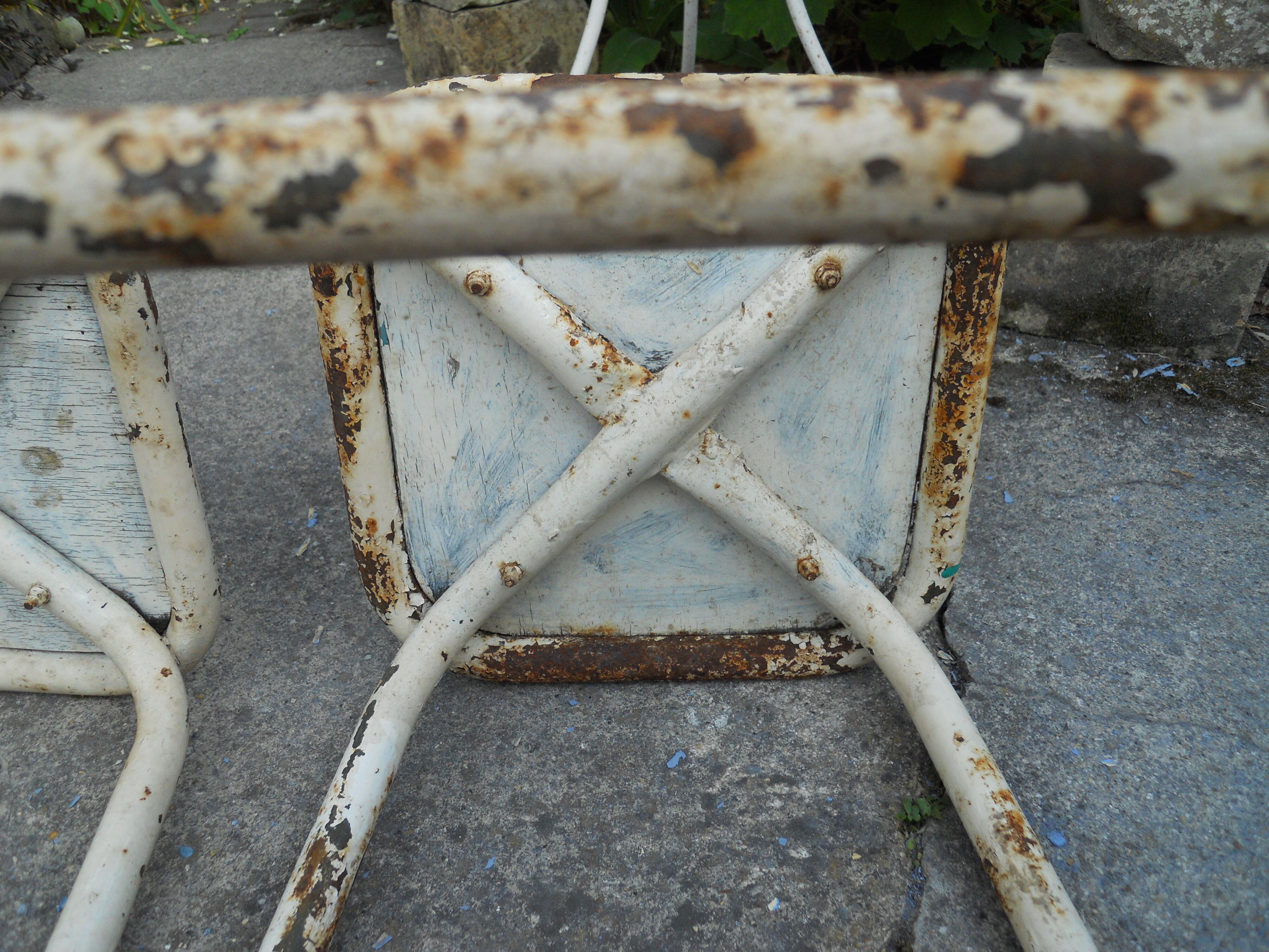 Pair of industrial stools