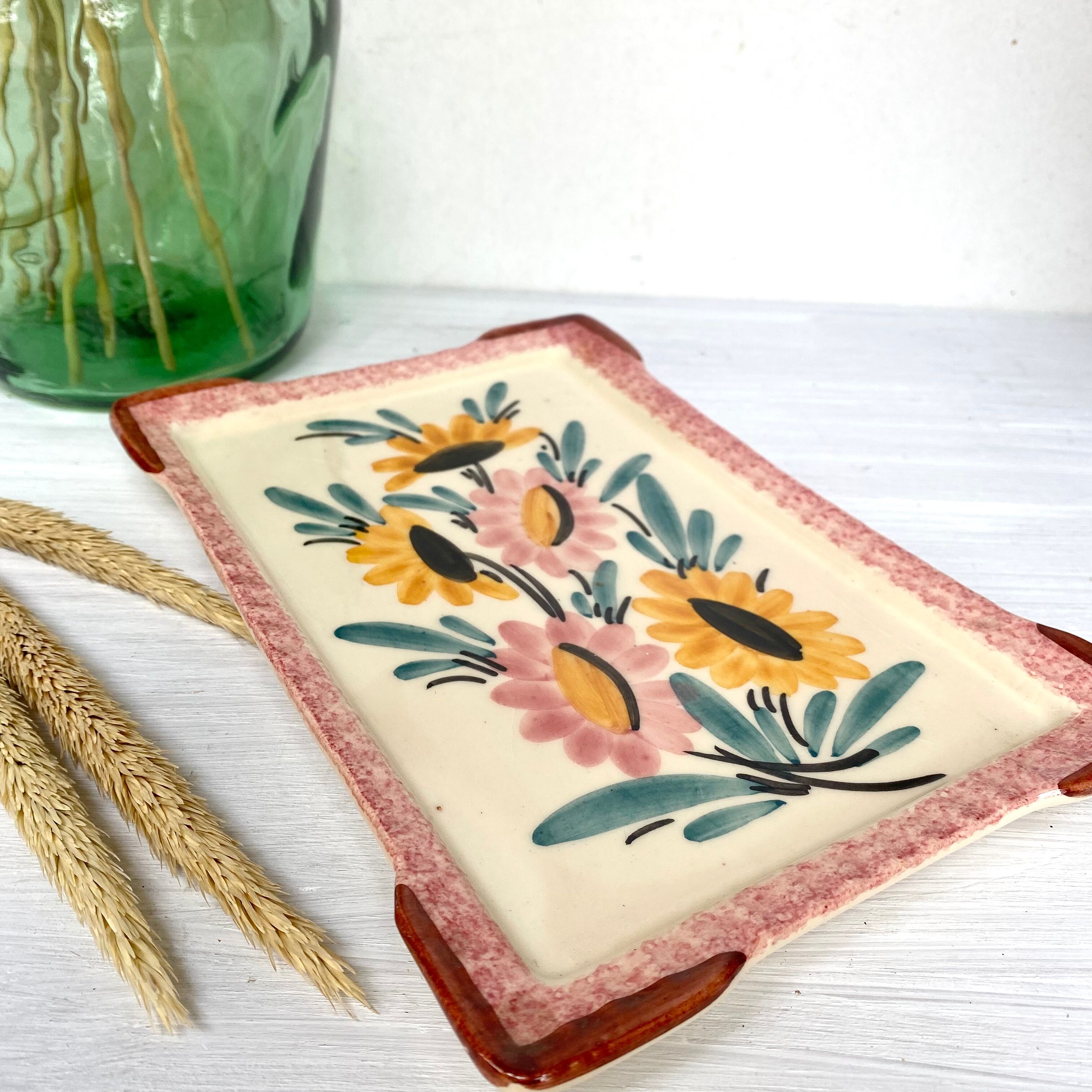 Rectangular handmade ceramic dish