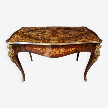 Louis XV style double-sided flat desk