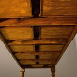 Candro handmade table with 12 drawers