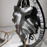 Wrought iron Arts Deco laying lamp