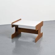 Plywood and laminate coffee table, Negroni, circa 1970