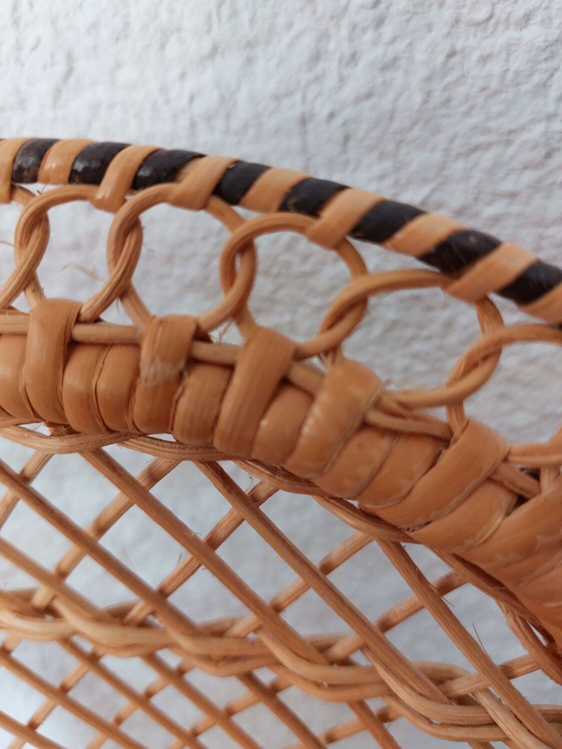 Small emmanuelle armchair for vintage doll wicker / rattan new