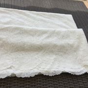 Lyon lace tablecloth from the prestigious brand Doguin made on crafts in Tulle