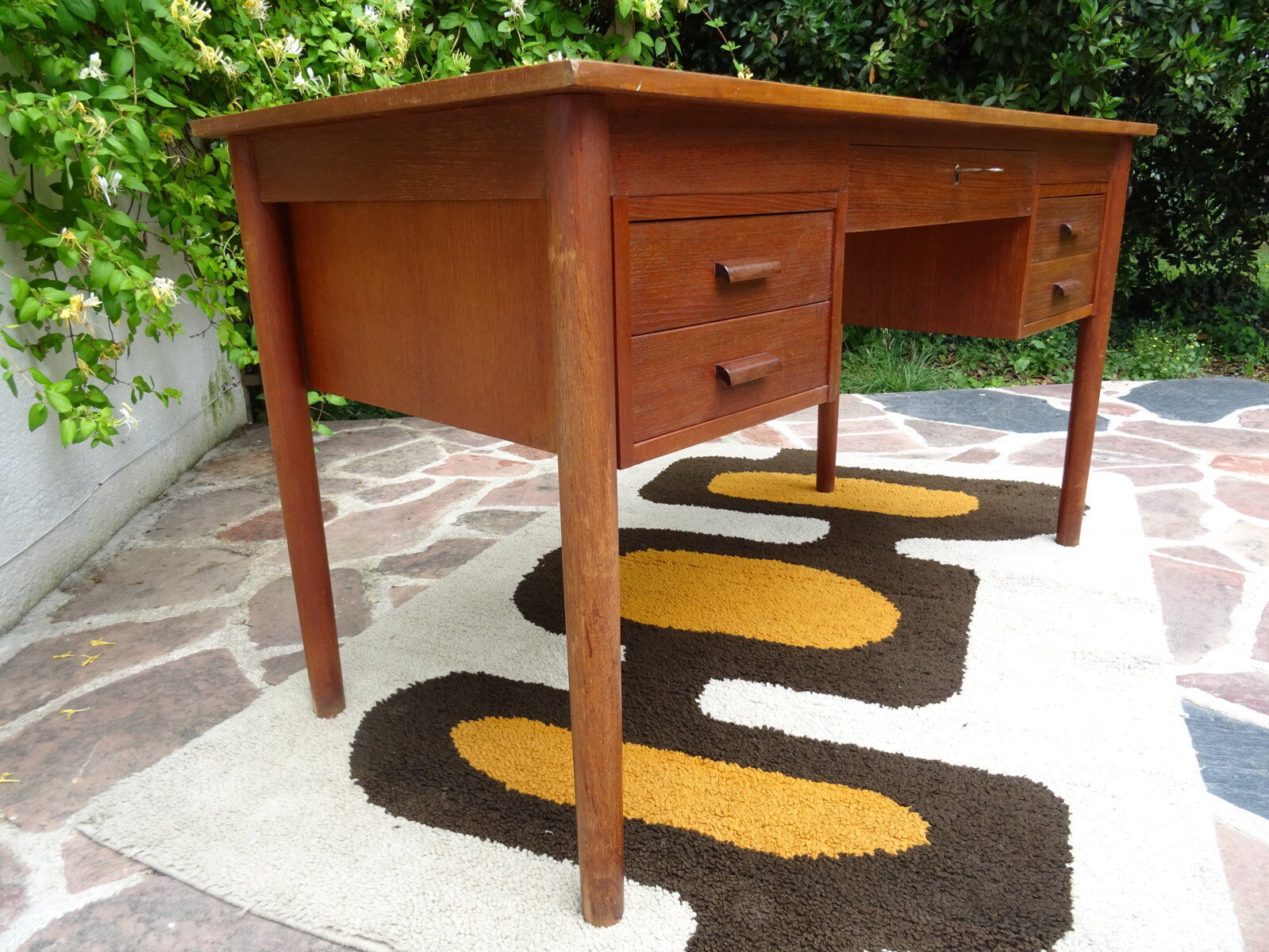 Scandinavian teak desk