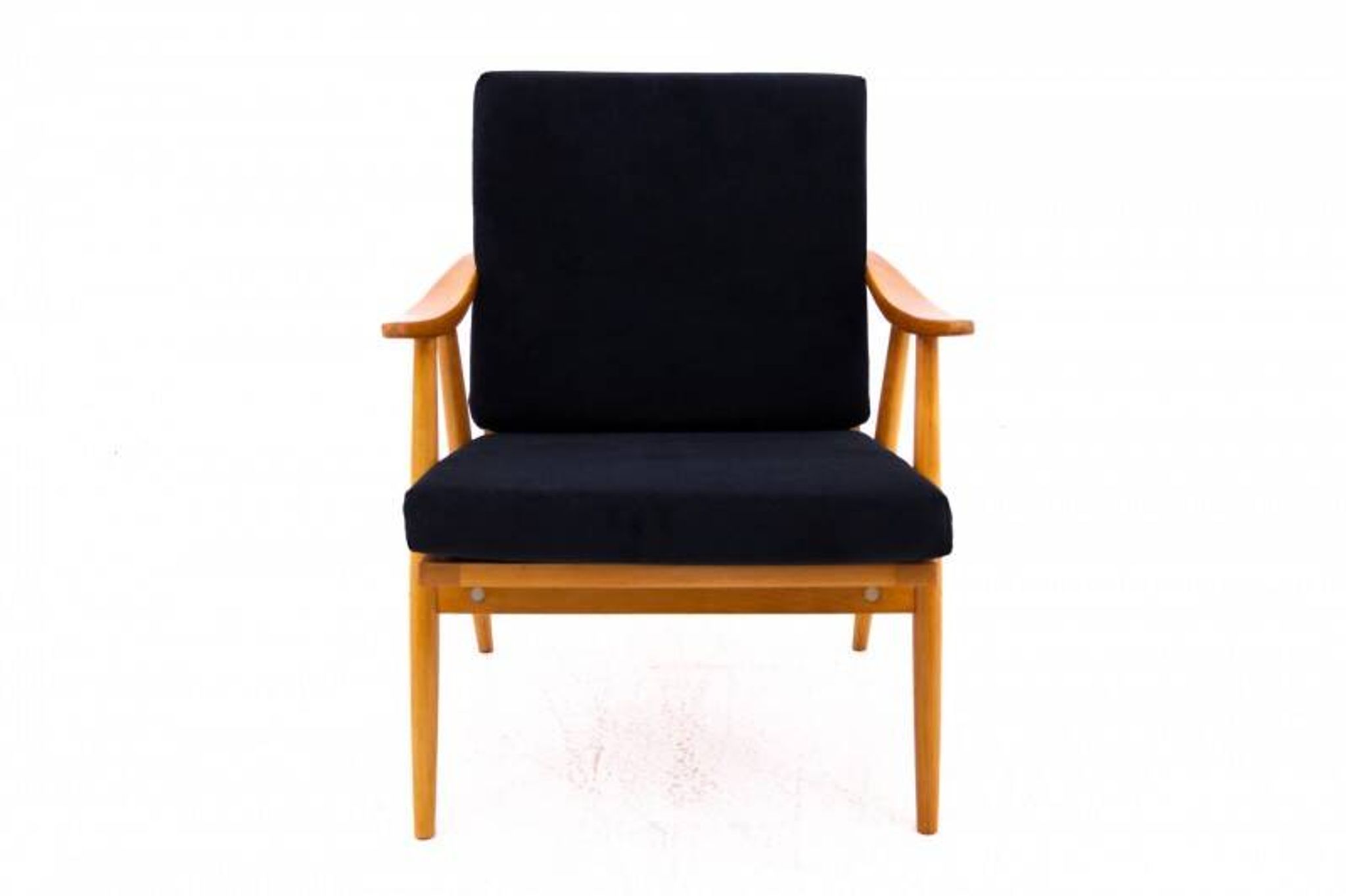 Pair of armchairs, Czechoslovakia, manufacturer TON, 1960s. After renovation.