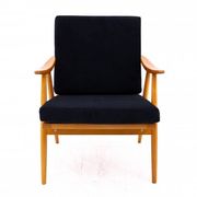 Pair of armchairs, Czechoslovakia, manufacturer TON, 1960s. After renovation.