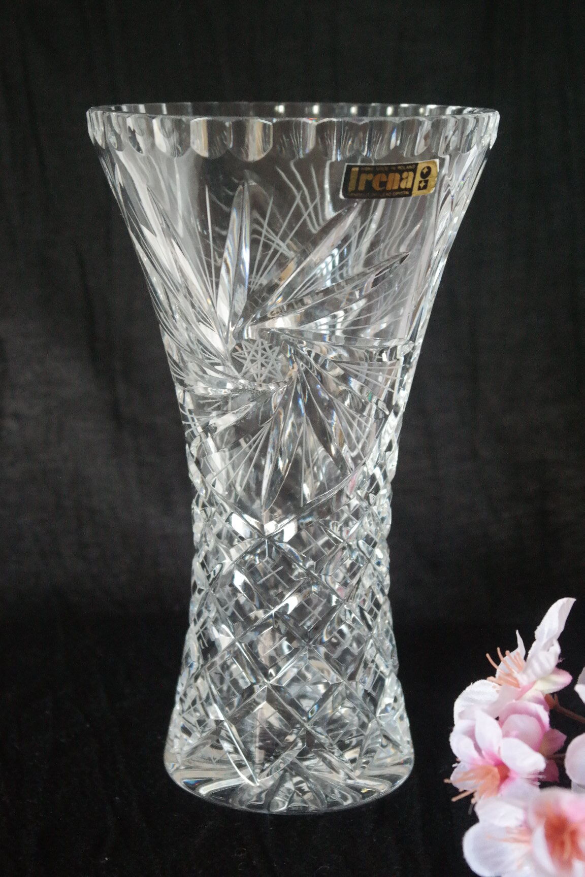 Irena poland crystal vase