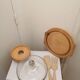 Wooden and glass cake display