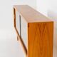 Sideboard with glass doors by CFC Silkeborg (Denmark, 1960s).