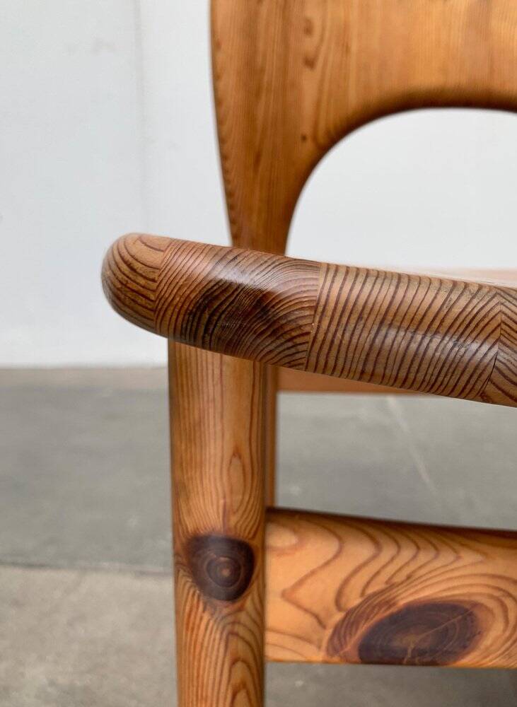 Danish pine chairs from the mid-century by Niels Koefoed for Glostrup, 1960s, set of 4.