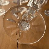 Saint Louis cut crystal wine glasses