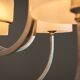 Angelo Gaetano Sciolari chandelier with six misty glass shades