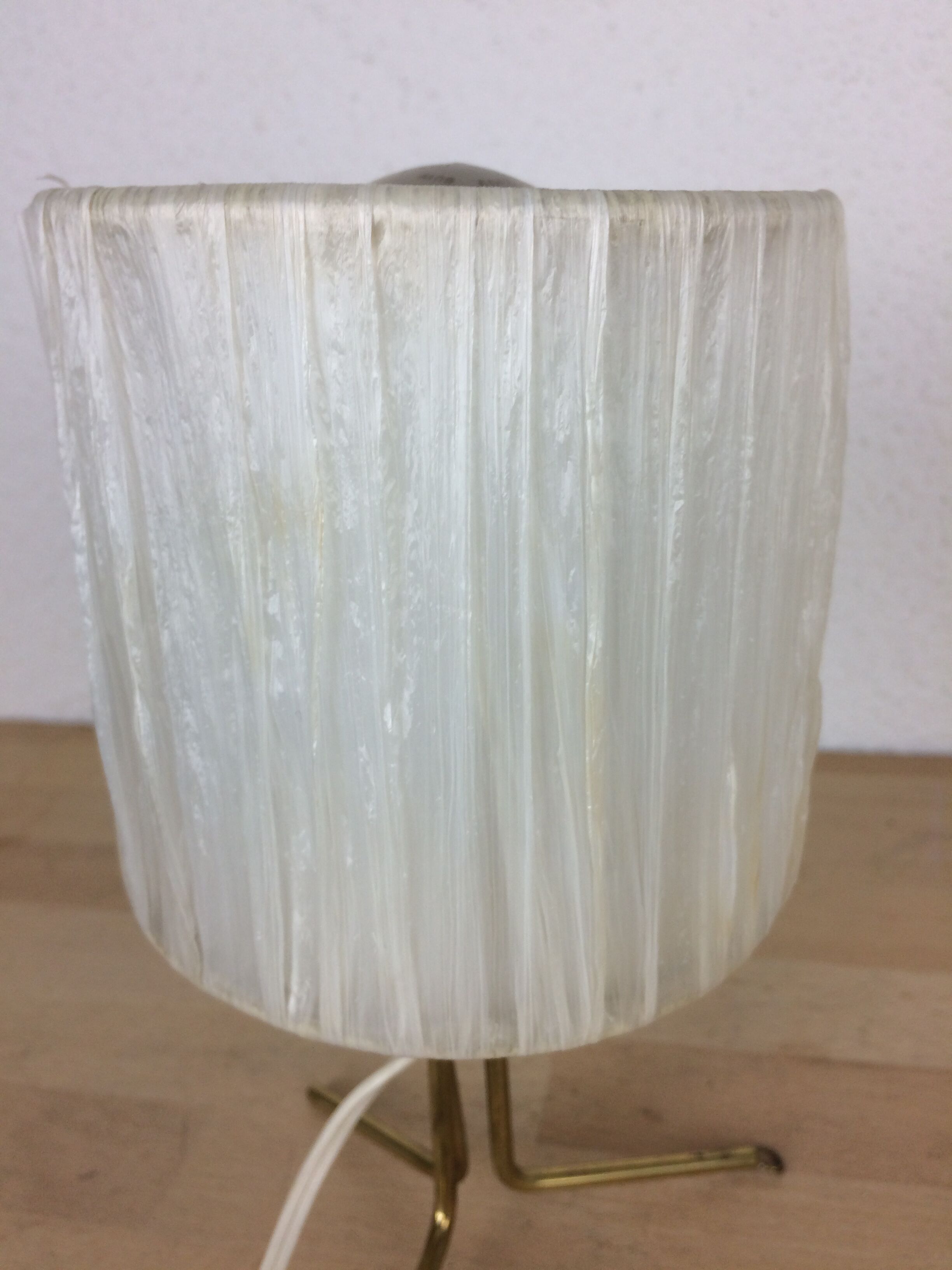 Brass tripod wall lamp 50s