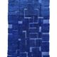 grand tapis marocain bleu en laine neuf 200x300 cm
