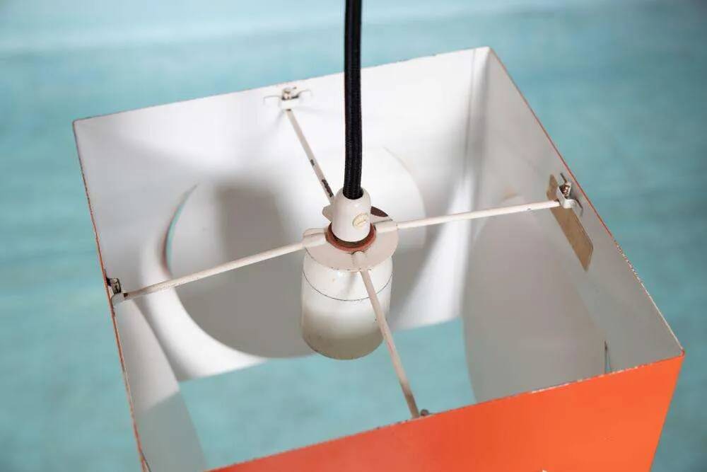 Suspension design Fins of the Space Age, Kubus Stockmann Orno from the 1960s