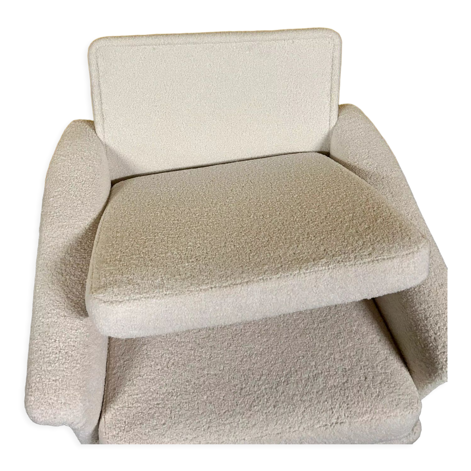 Danish vintage low back armchair 1960