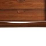 Vintage Scandinavian sideboard in brown teak