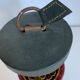 Vintage cigarette holder 1960 Longchamp leather horse - 11 x 10 cm