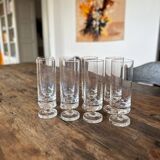 Sleek, designer champagne glasses