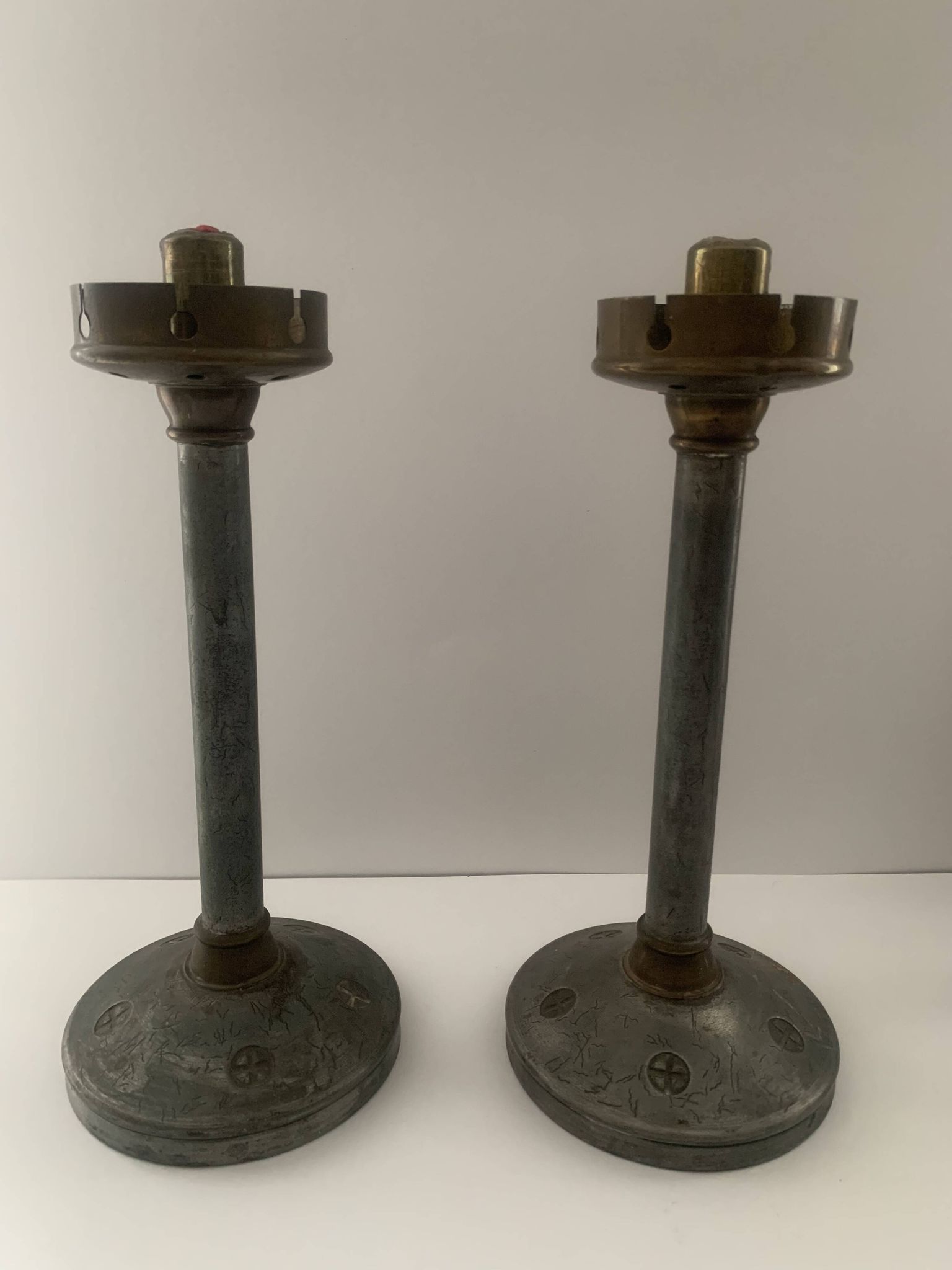 Bauhaus candle sticks holders Marianne Brandt Ruppel Ruppelwerke Ruppelwerk