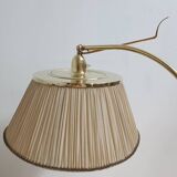 Lampadaire gainé cuir par FJB Corsini pour Metalarte 1950s