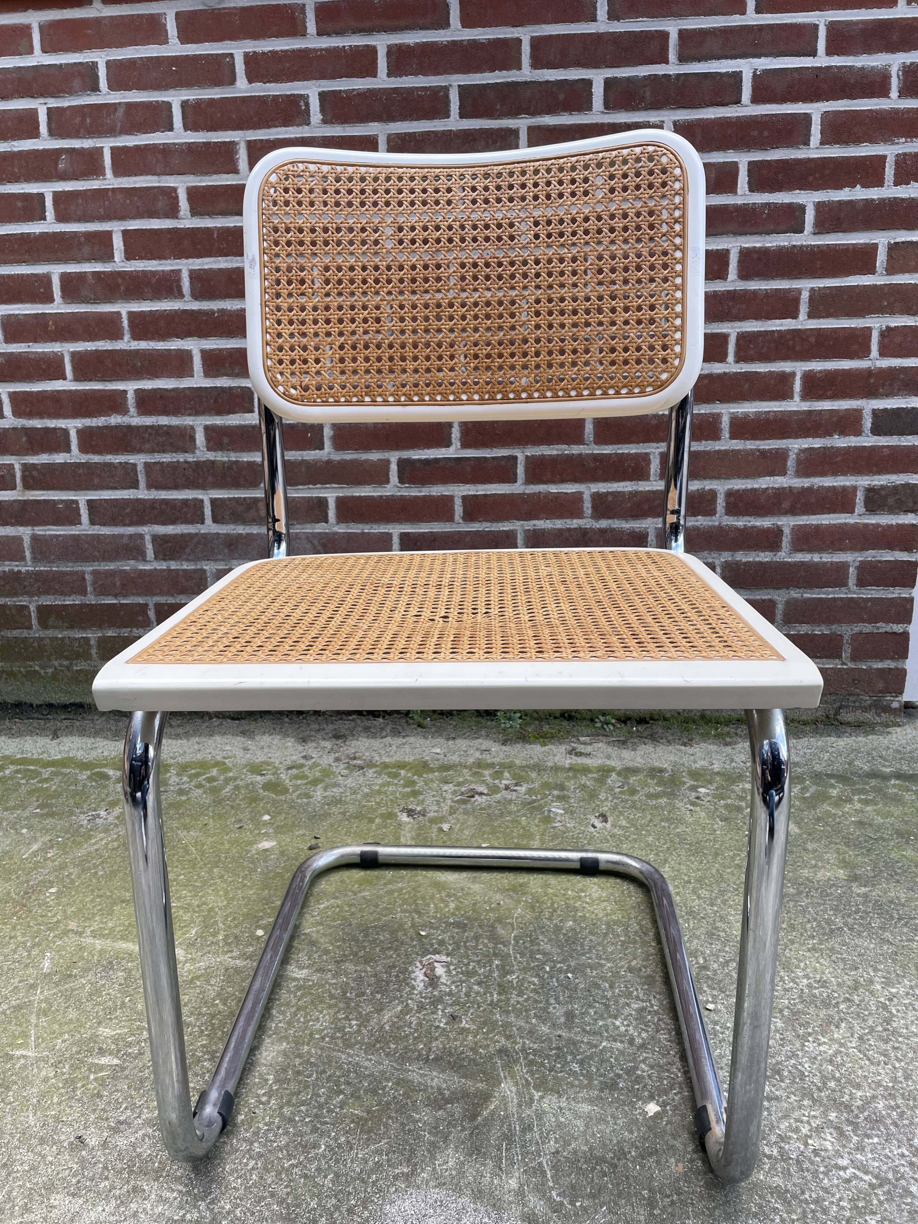 Cesca design chair b32 model in chrome