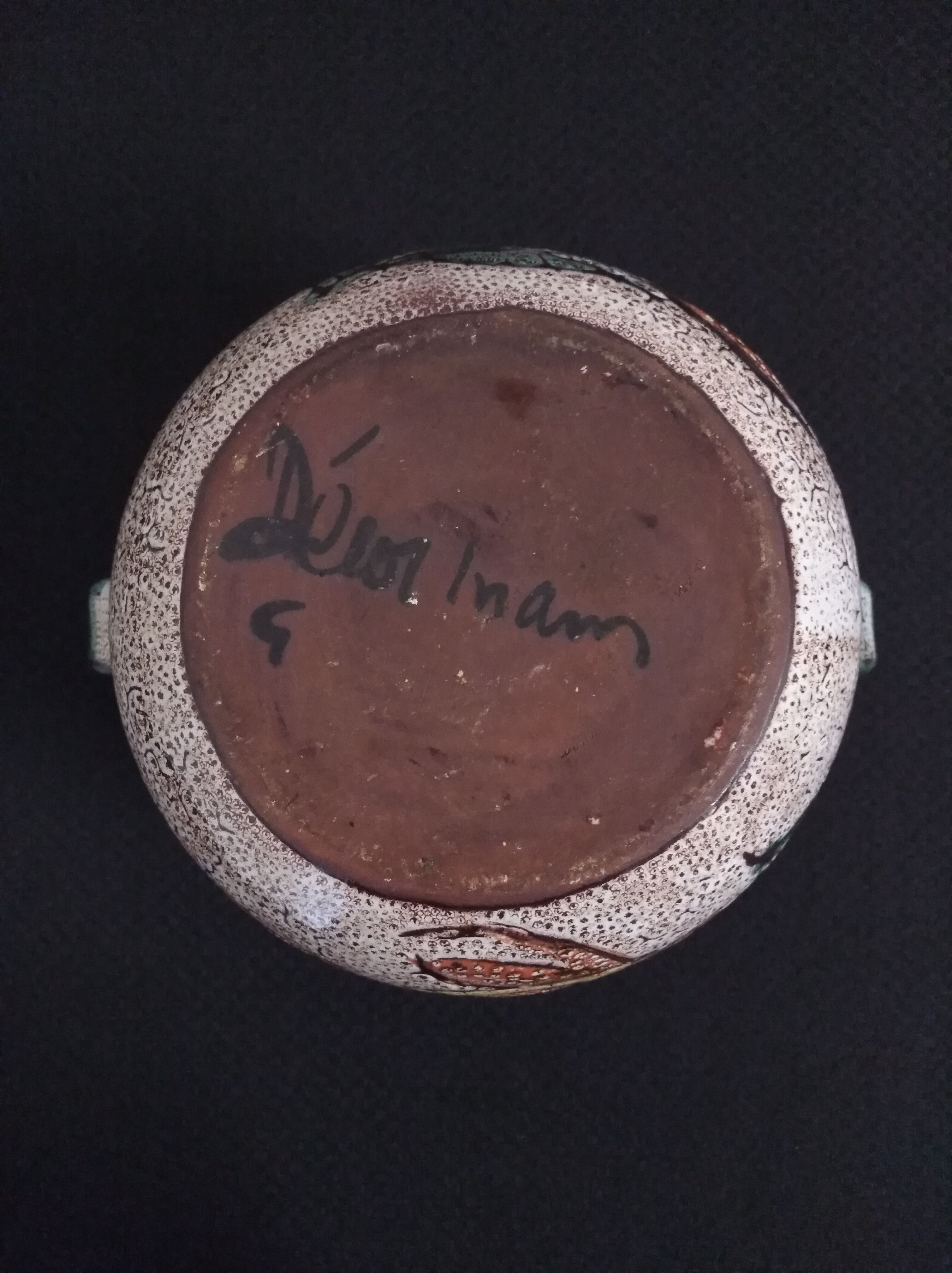 Vallauris ceramic fish soup service