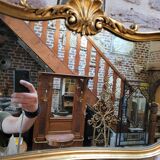 Miroir doré style Louis XV