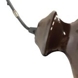 Vintage brown ceramic fat lava suspension