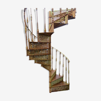 Escalier colimaçon en fonte XXeme