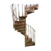 Spiral staircase in cast iron XXeme