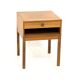 Walnut bedside table, Sweden, 1960