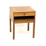 Walnut bedside table, Sweden, 1960