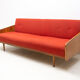 Mid century folding sofa from interier praha, 1960´s, czechoslovakia