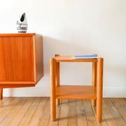 Pine side table, 1980