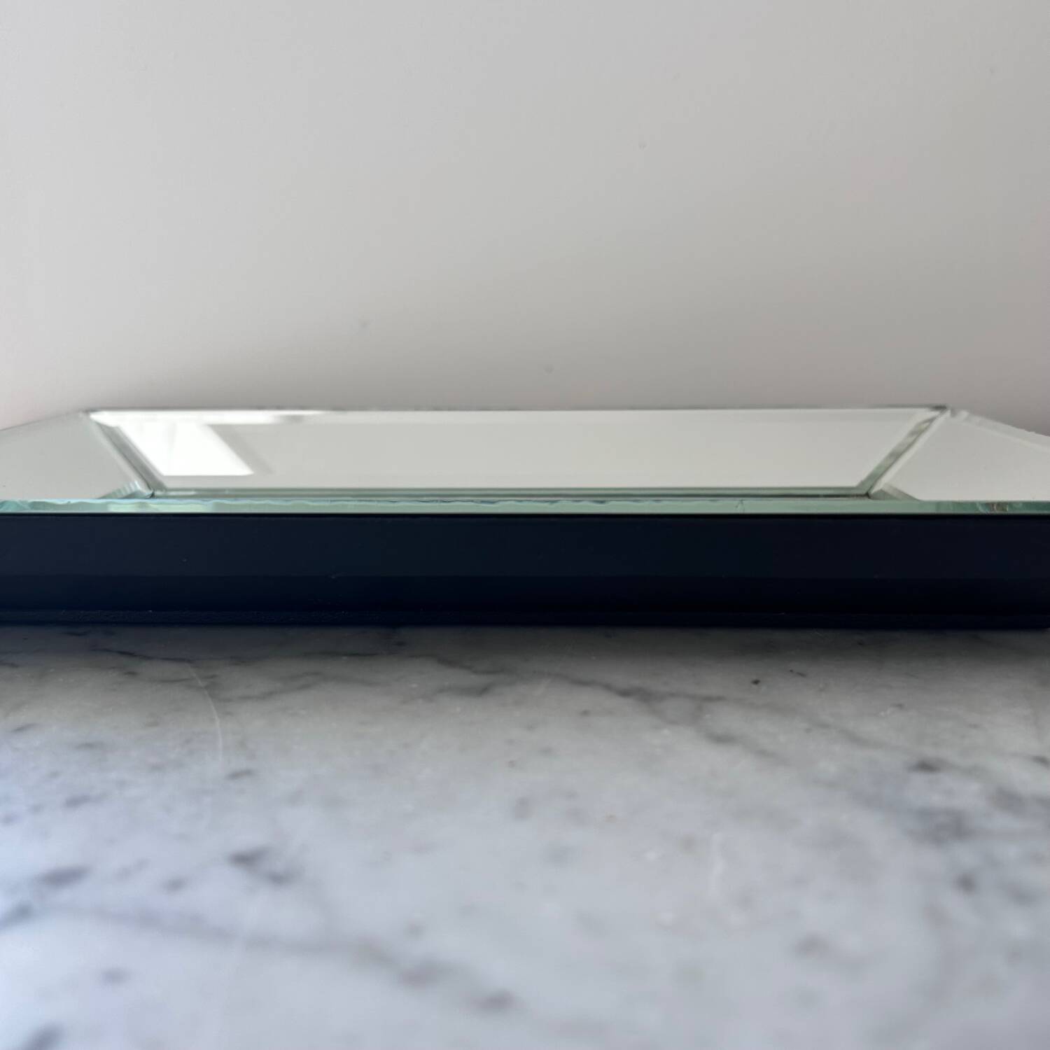 Beveled mirrored top